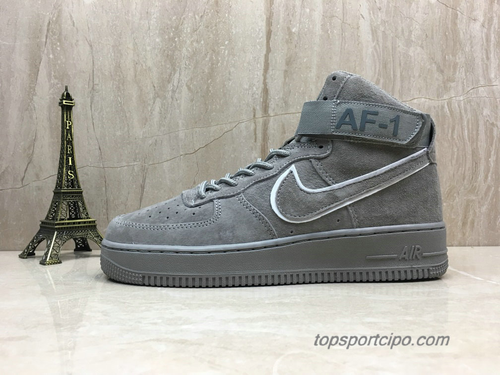 Nike Air Force 1 Mid Suede Férfi Cipő AA1118-003 (Sötétszürke)